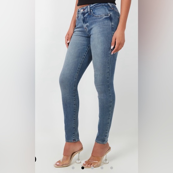 NWT Jennie Mid-Rise Curvy Skinny Jean w/ Raw Hem | Size: 28 | Medium Maze Runner - Picture 3 of 10